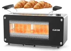 CUKOR 2-Slice Long-Slot Toaster with Windowimg
