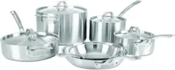 Viking Professional 5-Ply Stainless Steel Cookware Set, 10 Pieceimg